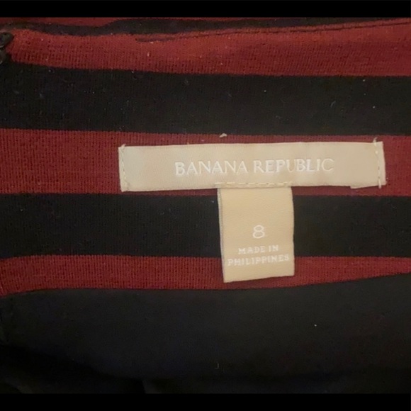 Banana Republic Striped Pencil Skirt, like new sz 8 - Picture 6 of 16